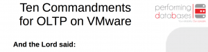 Oracle on VMware