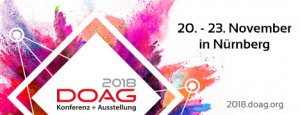 DOAG Konferenz und Ausstellung 2018 Banner